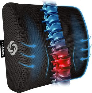 SAMSONITE Lumbar Support Pillow For Office Chair